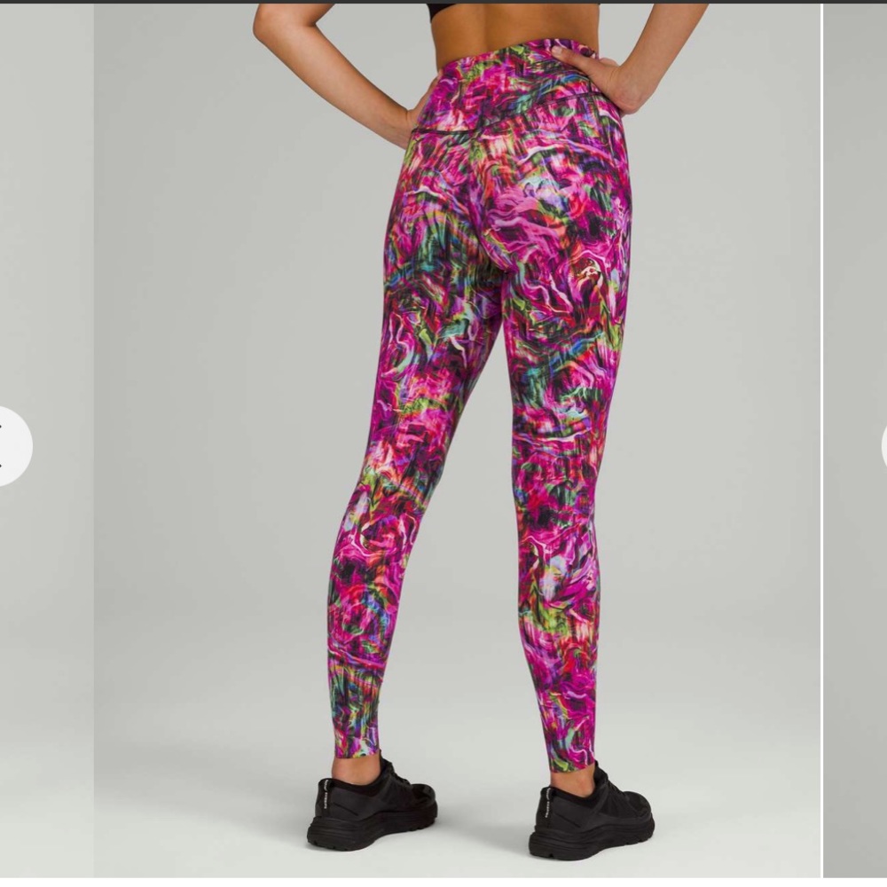 Lululemon Base Pace High-Rise Tight 28" - Hyper Flow Pink Multi 4 NWOT